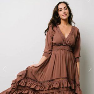 Baltic Born: Pippa Ruffle Maxi Dress